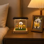 Personalized 3D Holographic Digital Pet House with Text Interactive Tech Memorial Anniversary Gift for Cat Dog Lover
