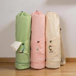 Personalisierte bestickt Yoga Pose große Kapazität Yoga-Matte Tasche mit Namen Pilates Zubehör Geburtstag Geschenk für Yoga-Liebhaber