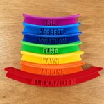 Personalized 3D-Printed Multicolor Playing Card Holder with Name Game Night Birthday Gift for Card Canasta Lover