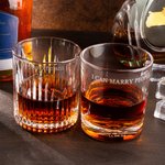 Personalized I Can Marry People Wedding Rings Design 10 oz Whiskey Glass with Name and Date Wedding Celebrate Party Gift for Officiant