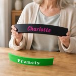 Personalized 3D-Printed Multicolor Playing Card Holder with Name Game Night Birthday Gift for Card Canasta Lover