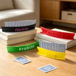 Personalized 3D-Printed Multicolor Playing Card Holder with Name Game Night Birthday Gift for Card Canasta Lover