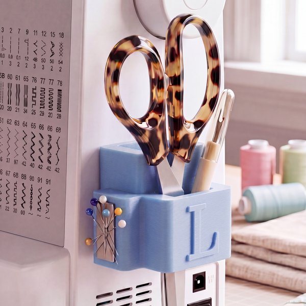 Porta attrezzi da cucito magnetico personalizzato iniziale multicolore Regalo di compleanno salvaspazio per sarta amante dell'artigianato fai da te Madre