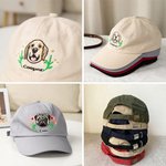 Casquette de baseball brodée avec le nom de l'animal Cadeau d'anniversaire pour les propriétaires d'animaux de compagnie.
