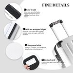 Personalizzato Retro Graffiti Checkerboard Polka Dots Maniglia del bagaglio con nome Set di 2 accessori da viaggio Regalo di compleanno per amici e famiglia