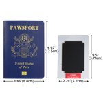 Personlig amerikansk passinspirert passfotoalbum for kjæledyr med kjæledyrfoto og navn Reiseoppbevaring Bursdagsadopsjonsgave til kjæledyrseiere