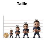 Figurine 3D de sportif personnalisée avec photo et nom - Cadeau d'anniversaire ou de fin de saison pour équipe et amateurs de sport