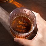 Personalized I Can Marry People Wedding Rings Design 10 oz Whiskey Glass with Name and Date Wedding Celebrate Party Gift for Officiant