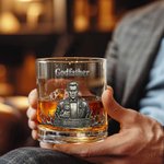 Verre à whisky Rock personnalisé avec nom pour la fête des pères Cadeau d'anniversaire pour papa grand-père