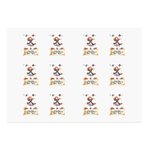 Personalised Cartoon Graduate Girl Waterproof Stickers with Name and Year Favor Label Celebration Graduation Party Decor for 2026 Graduates
