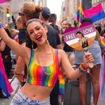 Personalized Multicolor Rainbow LGBTQ Photo Handheld Fan with Text Pride Parade Outdoor Activities Party Gift for Couple Close Friend Gay