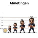 Gepersonaliseerd 3D cartoon sportfiguur met naam unieke bureau decoratie verjaardagscadeau en teamcadeau voor sportliefhebbers