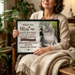 Personalized Pet Photo Paw Print Framed Canvas Print with Name and Year Home Decor Ship from USA Memorial Sympathy Gift for Pet Owners Lovers