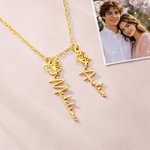 Personalised Multiple 1-8 Birth Butterflies Necklace with Name Birthday Gift for Mother Grandmother Family