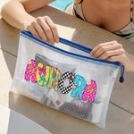 Personalised Artistic Name Multicolour Waterproof Sandproof Pool Beach Bag Daily Use Travel Summer Holiday Party Gift for Her