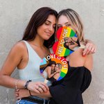 Personalized Multicolor Rainbow LGBTQ Photo Handheld Fan with Text Pride Parade Outdoor Activities Party Gift for Couple Close Friend Gay