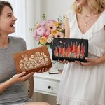 Henkilökohtainen Syntymä Kukka Perhonen PU Nahka Makeup Bag nimi Travel Essentials Häät Party Syntymäpäivä lahja naisille