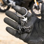 Personalized Motorcycle Guardian Angel Keychain with Name Moto Club Birthday Gift for Moto Lovers