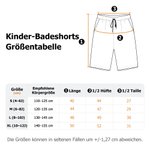 Personalisierte Badeshorts mit 3D-Cartoon-Charakter- und Meerestierdesign | mit Namen | Sommer- und Urlaubsgeschenk für Kinder Jugendlichen und Männer