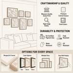Personalised Dad Mom 6 Photos Collage Canvas Prints with Title  Warm Minimalist Home Decor Anniversary Family Gift for Dad Mom