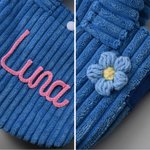 Personlig väska i manchester med namn unik barnväska och söt födelsedagspresent för flickor och tjejer till picknick och lek