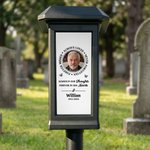 Personalised Always Loved Butterfly Photo Solar Garden Light with Name and Year Garden Decor Memorial Sympathy Gift for Family Friend