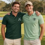 Polo personalizzata multicolore a tema golfistico traspirante con nome Golf Club Compleanno Regalo per la festa del papà per i padri giocatori di golf