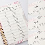 Personalised Cute Highland Cow 2026-2028 Planner Spiral Notebook with Weekly Monthly Planning Pages Nurse Week Appreciation Gift for Medical Staff