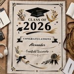 Personalised Graduation Cap Tassel Soft Throw Blanket with Name and Year Home Decor Graduation Gift for 2026 Graduates