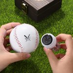 Personalized Baseball Theme Stamp Wooden Storage Box Set with Name Baseball Course Accessory Birthday Gift for Baseball Players Lovers