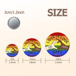 Personalized Rainbow Retro LGBTQ Banner Love Wins Name Pin Button Badge with Text Daily Use Pride Parade  Anniversary Gift for Couple Family