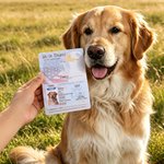 Personalized US Passport Inspired Pawsport Pet Passport Photo Album with Photo and Name Travel Keepsake Birthday Adoption Gift for Pet Owners Lovers
