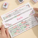 Henkilökohtainen Flower Tower Pattern Mahjong Line Reader nimi Mahjong lisävaruste syntymäpäivälahja Mahjong harrastajille