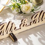 Wedding Plaque Personalised Mr & Mrs Wooden Name Plaque – Custom Medium/Large MDF Sign For Weddings Wooden Pet Names Home Décor Plaques & Signs - Foto 5
