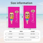 Asciugamano Personalizzato Basket Con Nome – Microfibra 60x120 Cm – Regalo Originale Per Ragazzi