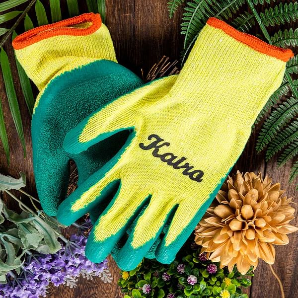 Personalized Engraved Name Gardening Gloves