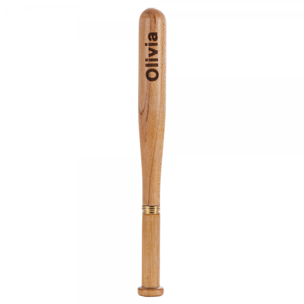 Personalized Engraved Name Wooden Baseball Bat Pen