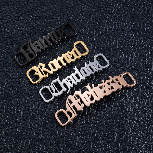 Callie Custom Name Shoelace Charm Tag Accessories CALLIE