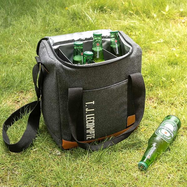 Personalized Engraved Cooler Bag 6 Pack Beer Cooler Bag CALLIE