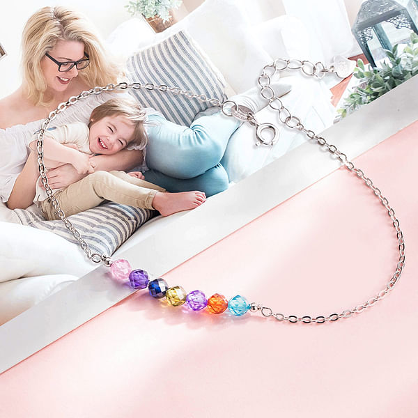 Sterlng Slver Mn Famly Brthstone Bracelet - Etsy UK