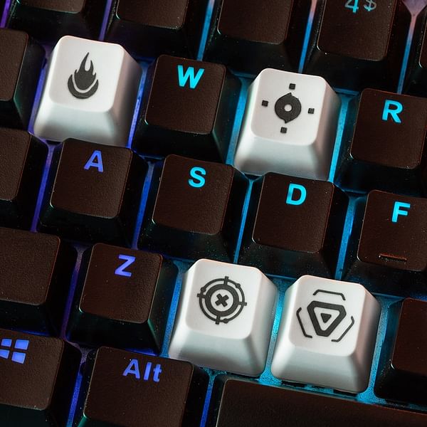 CAPUCHON DE CLAVIER Pbt Keycap Pour Jeu Mécanique Capuchons Touches EUR