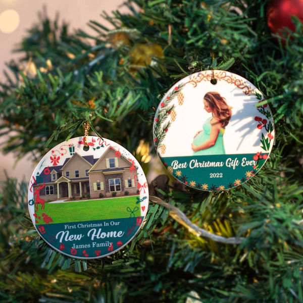 Christmas Ceramic Ornament for Commemorative Events CALLIE