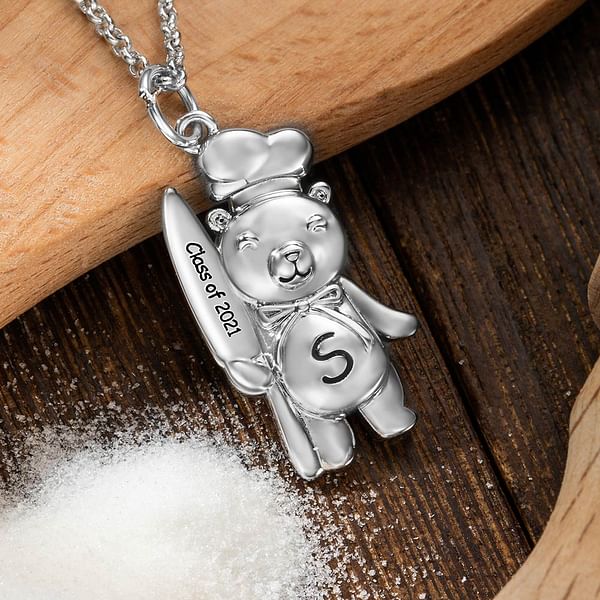 Personalized dogtag cook necklace gift for chef chef necklace