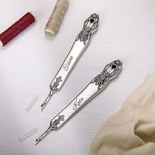Personalized Rtro Name Engraved Seam Ripper for Tailor Designer Sewing