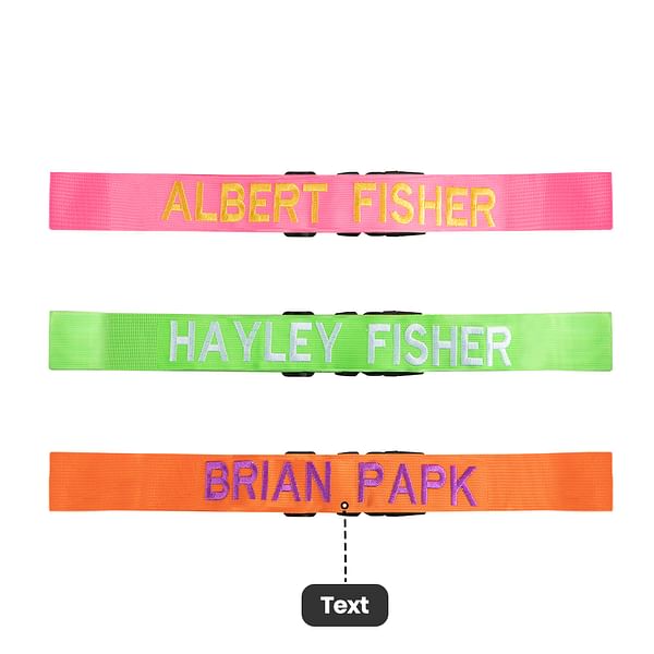 Personalized Luggage Strap Suitcase Safe Belt with Name CALLIE