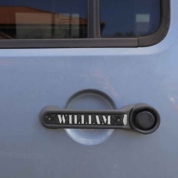 Personalized Jeep Door Handle Inserts Compatible with Jeep Wrangler JK