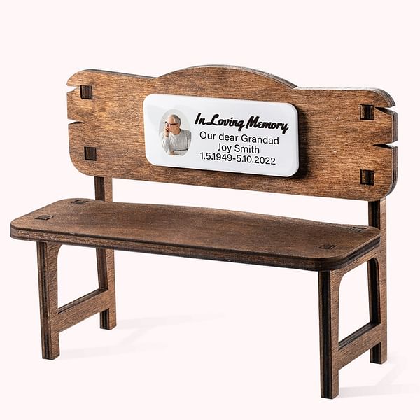 Personalized memorial bench gift callie
