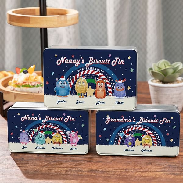 Tasse 16 Oz Monstre Biscuit - Bleu, Plastique, Avec Couvercle, Neuf Dans Son Emballage