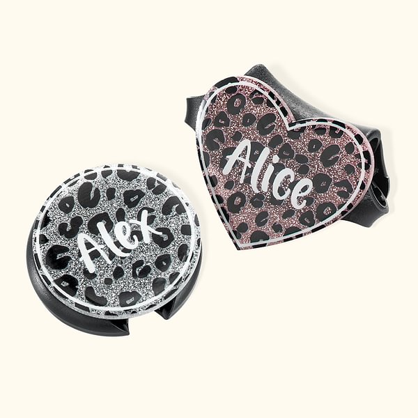 Personalized Leopard Stethoscope Stethoscope ID Tag Name Tag for Nurse Gift CALLIE