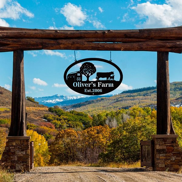 Personalized Barn Metal Sign - Gift Idea For Horse Lover/ Friends - Bitch Barn Where The Drinks Are Cold and The Gossip Is Hot